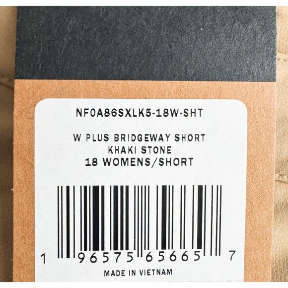 The North Face Women's Plus Bridgeway Shorts 18 - Picture 7 of 7